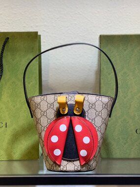 Gucci Children's Ladybird Bucket Bag